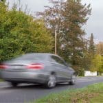 Speeding Car On A Road