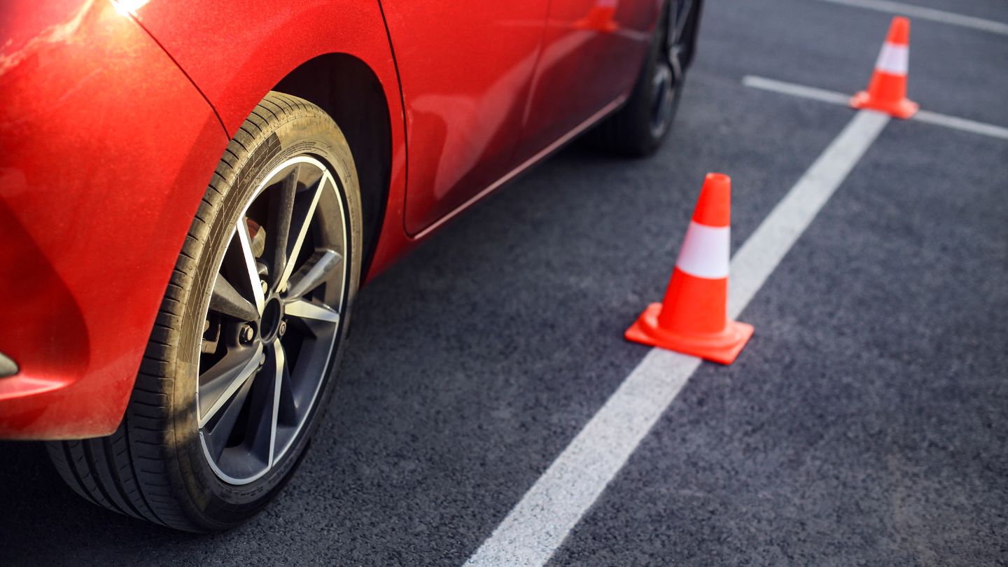 Close Up Of A Car Wheel