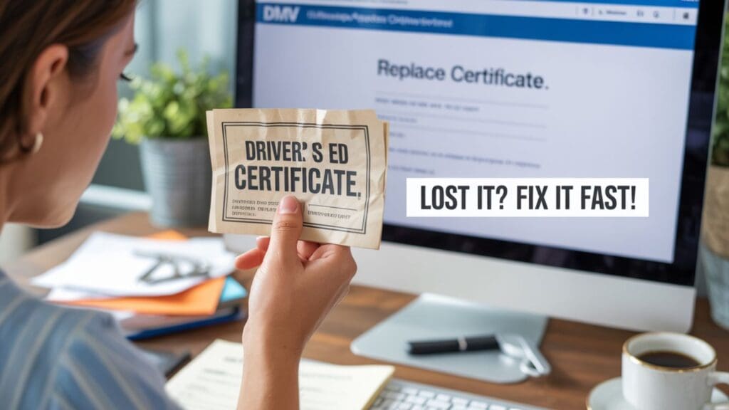 Lost Your Drivers Ed Certificate? Here's What to Do Next